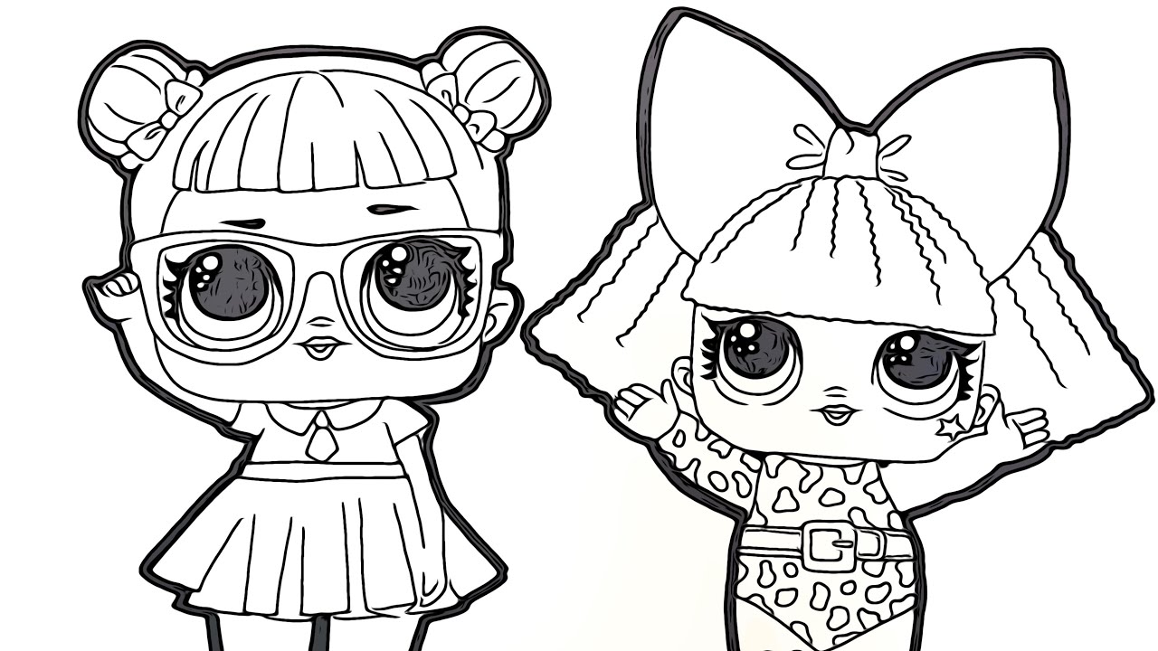 Magical coloring box lol surprise dolls coloringpages