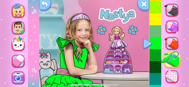 Like nastya coloring book game for android