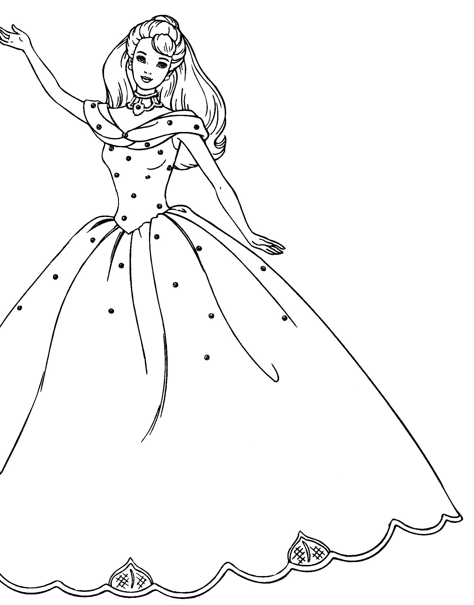 Pin em barbie coloring