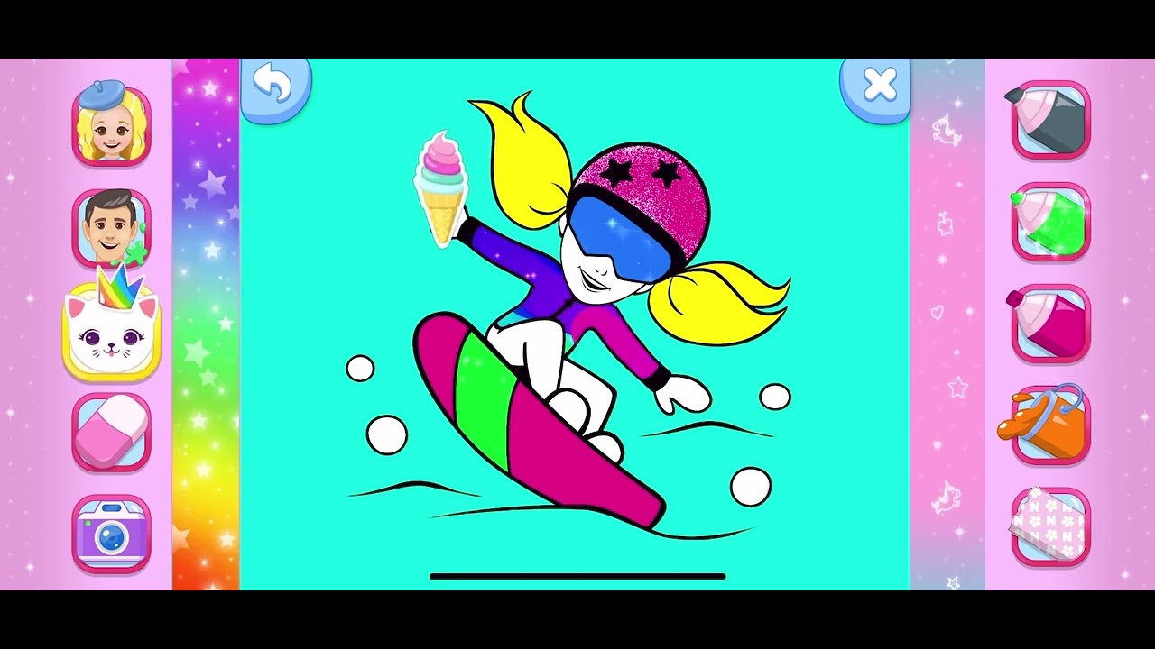 Like nastya coloring book
