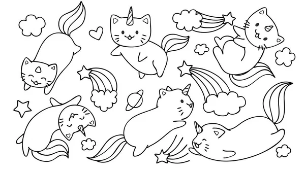 Eenhoorn kleurplaat vector images