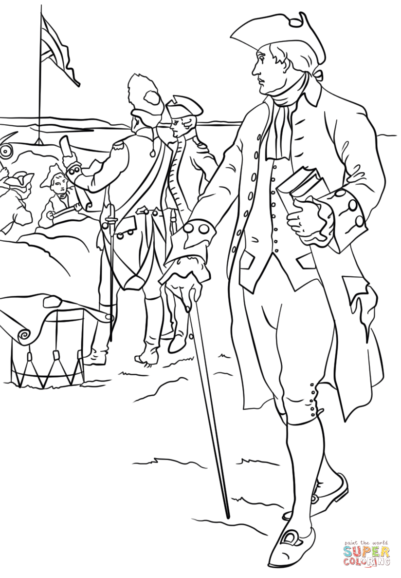 Nathan hale coloring page free printable coloring pages