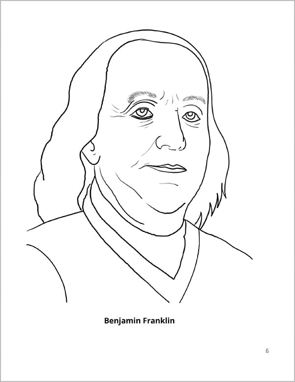 American revolution coloring notebook