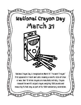 National crayon day