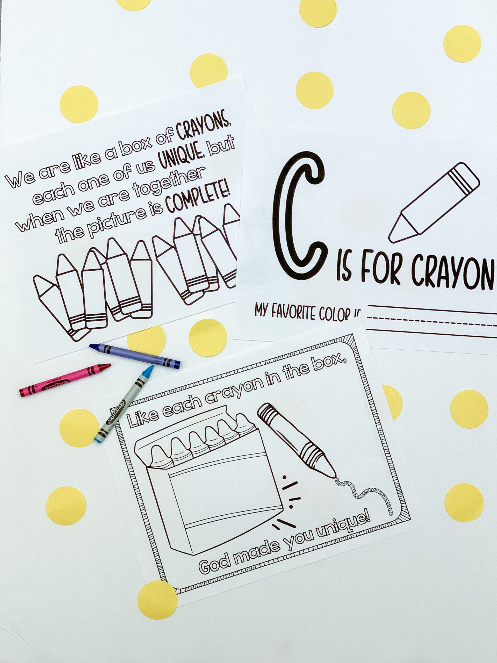 Preschool activities for national crayon day our faith filled home
