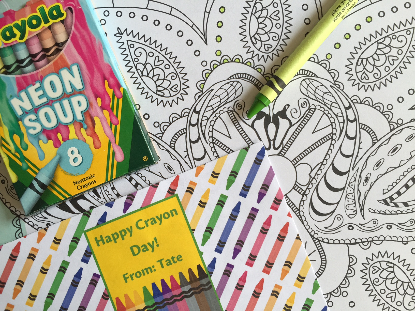 National crayon day