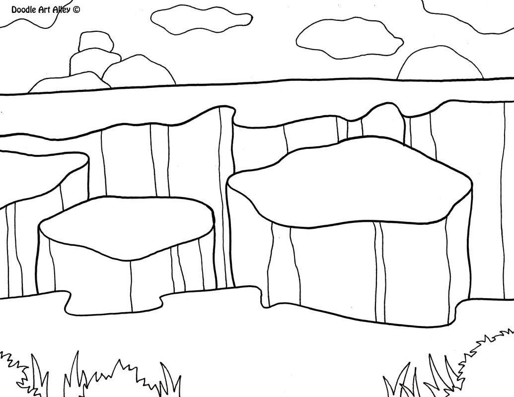 National parks coloring pages