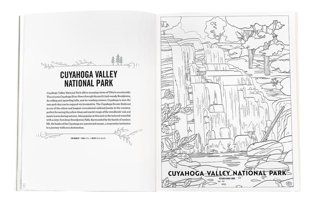 The art of the national parks coloring book â insight editions