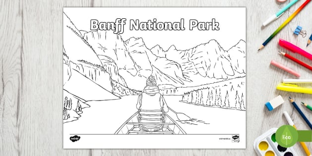 Banff national park canadian louring page teacher made