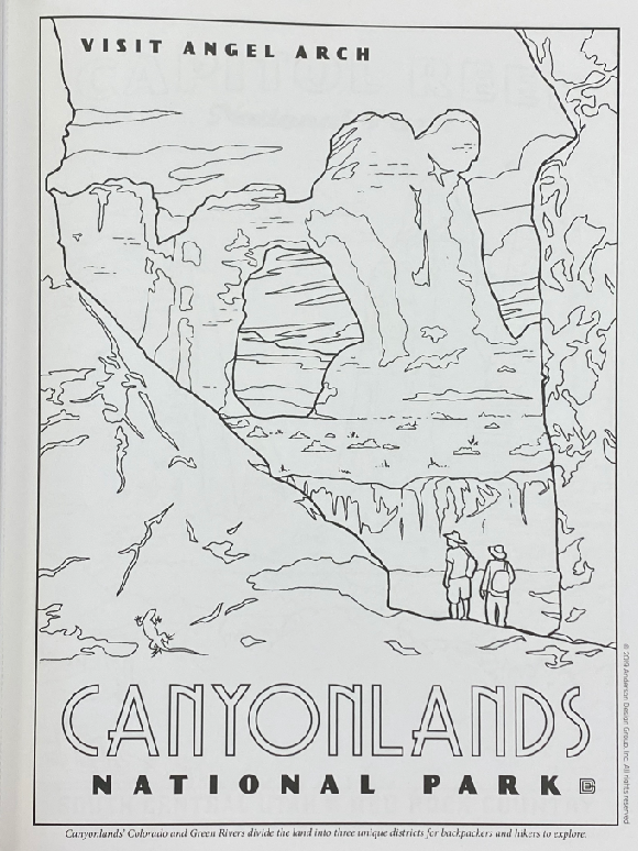National parks coloring book â canyonlands natural history association