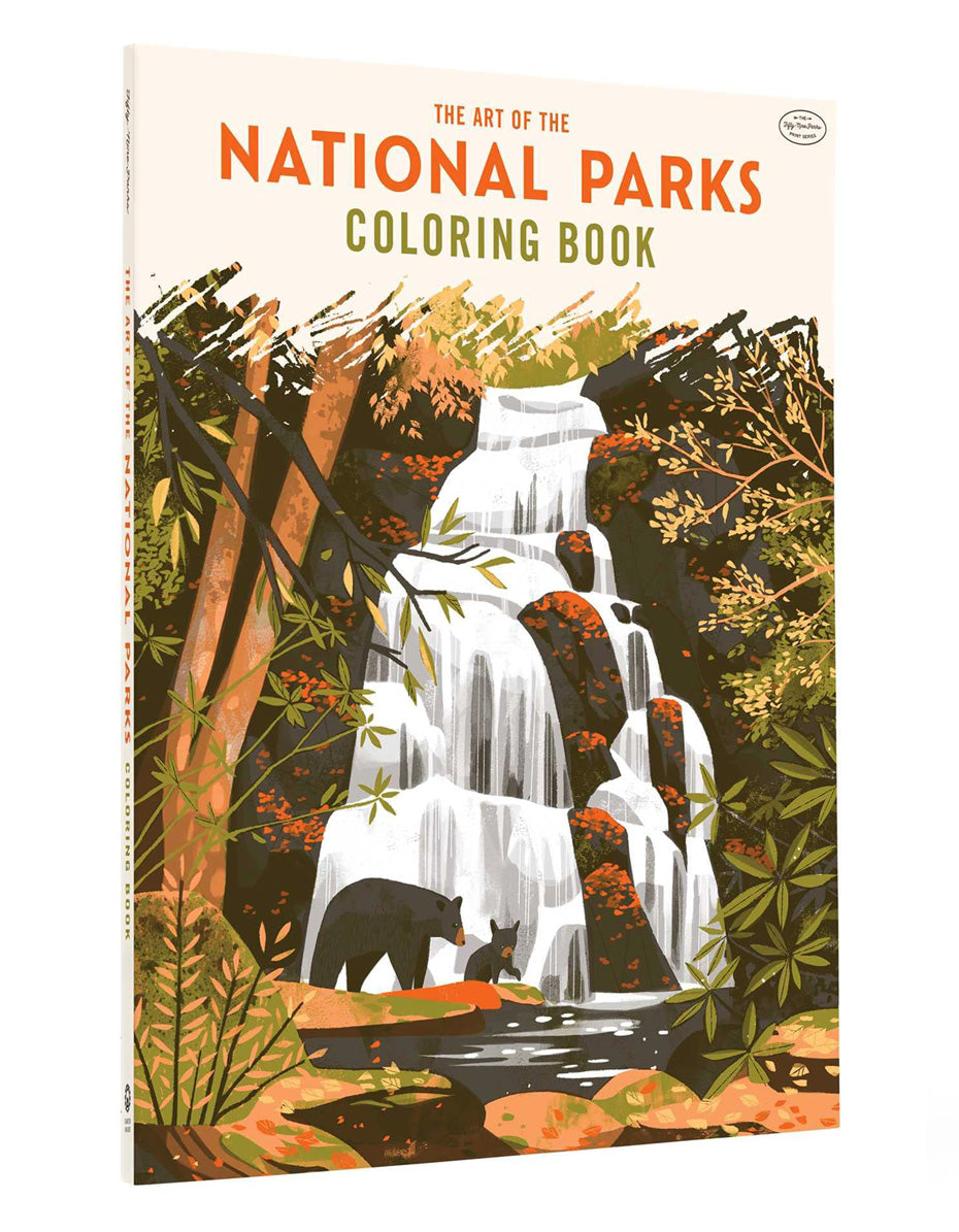Art of the national parks coloring book by fifty