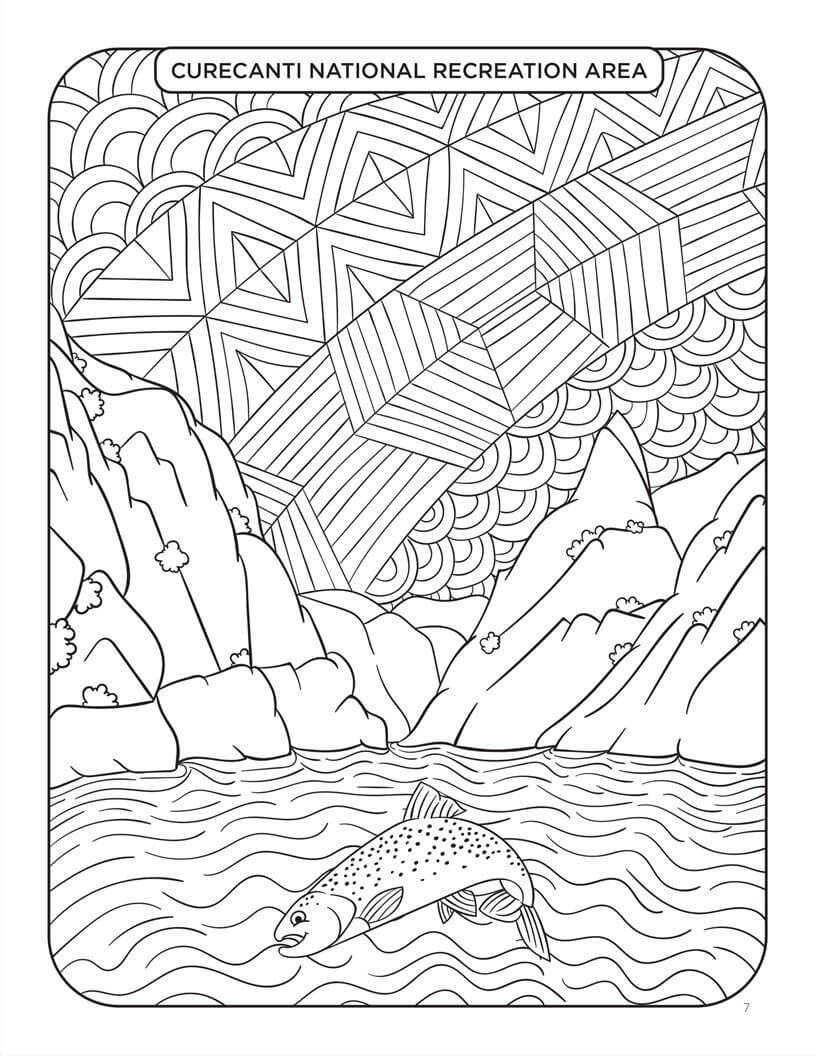 Colorado bucket list coloring book
