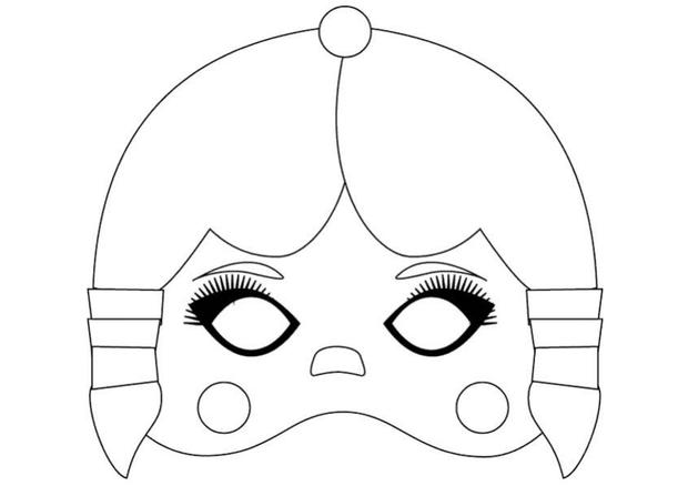 How to craft native american girl mask