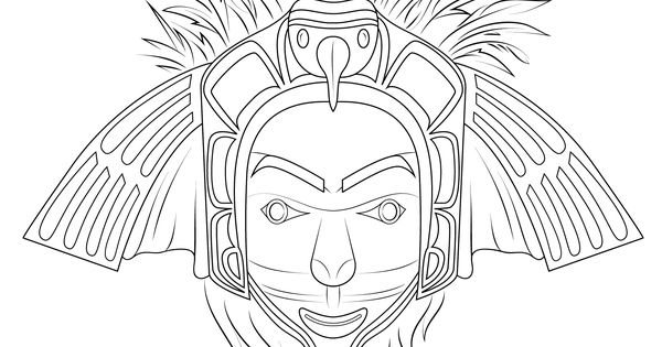 Native american eagle mask coloring page free printable coloring pages dream catcher coloring pages coloring pages native american masks