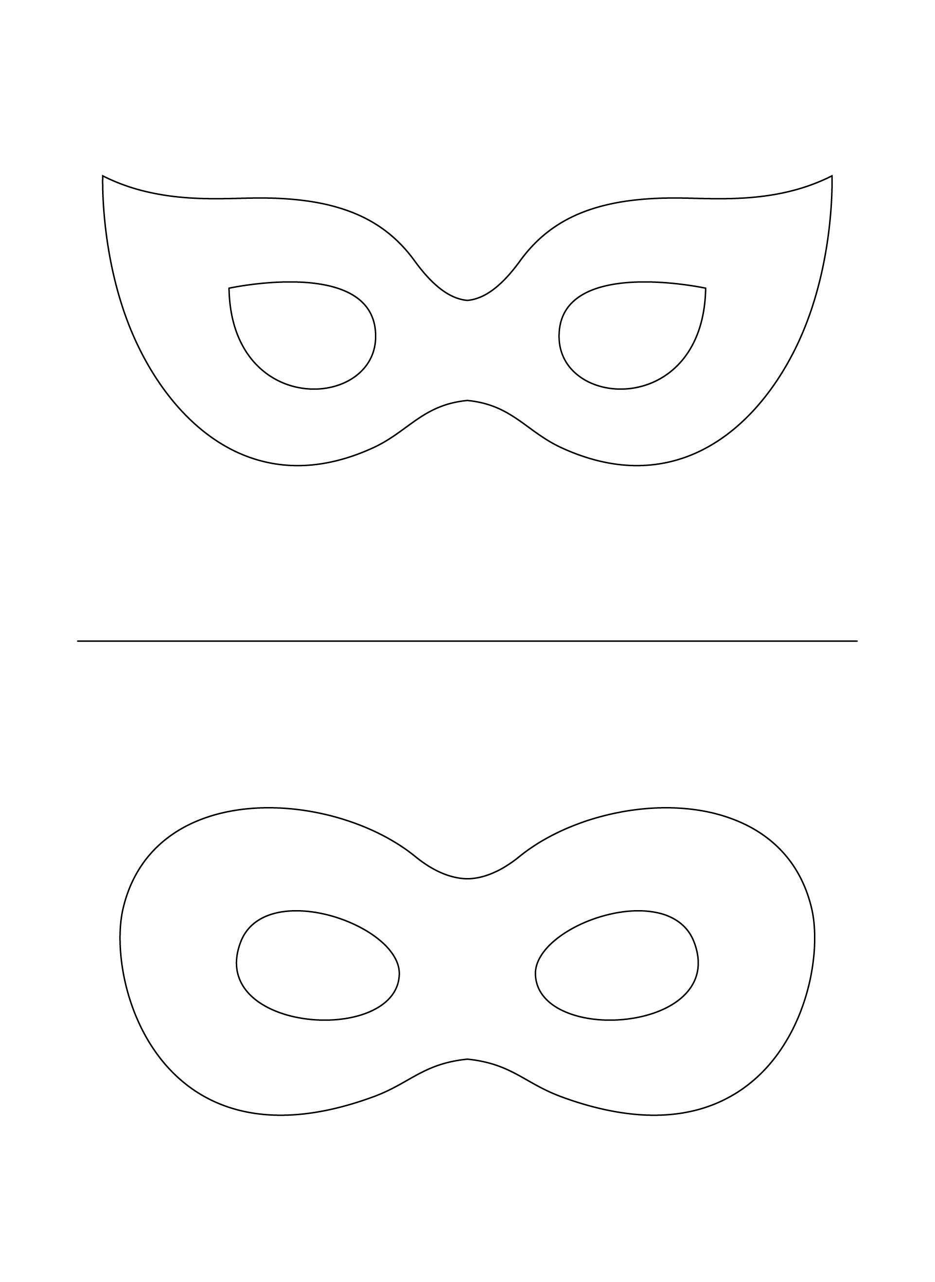Printable blank mask coloring pages printable coloring masks mask template printable superhero mask template