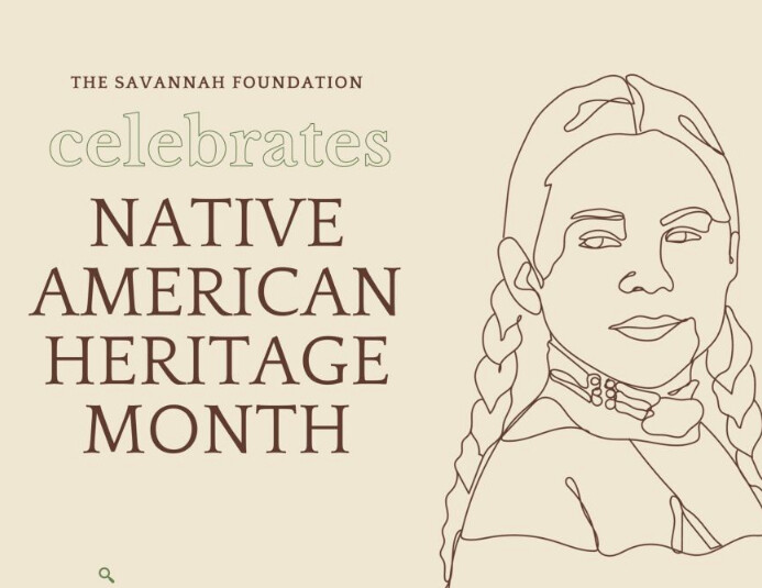 Native american heritage month template