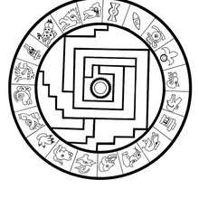Native american mandala coloring pages