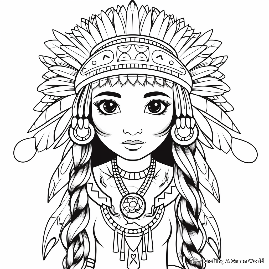Boho rainbow coloring pages