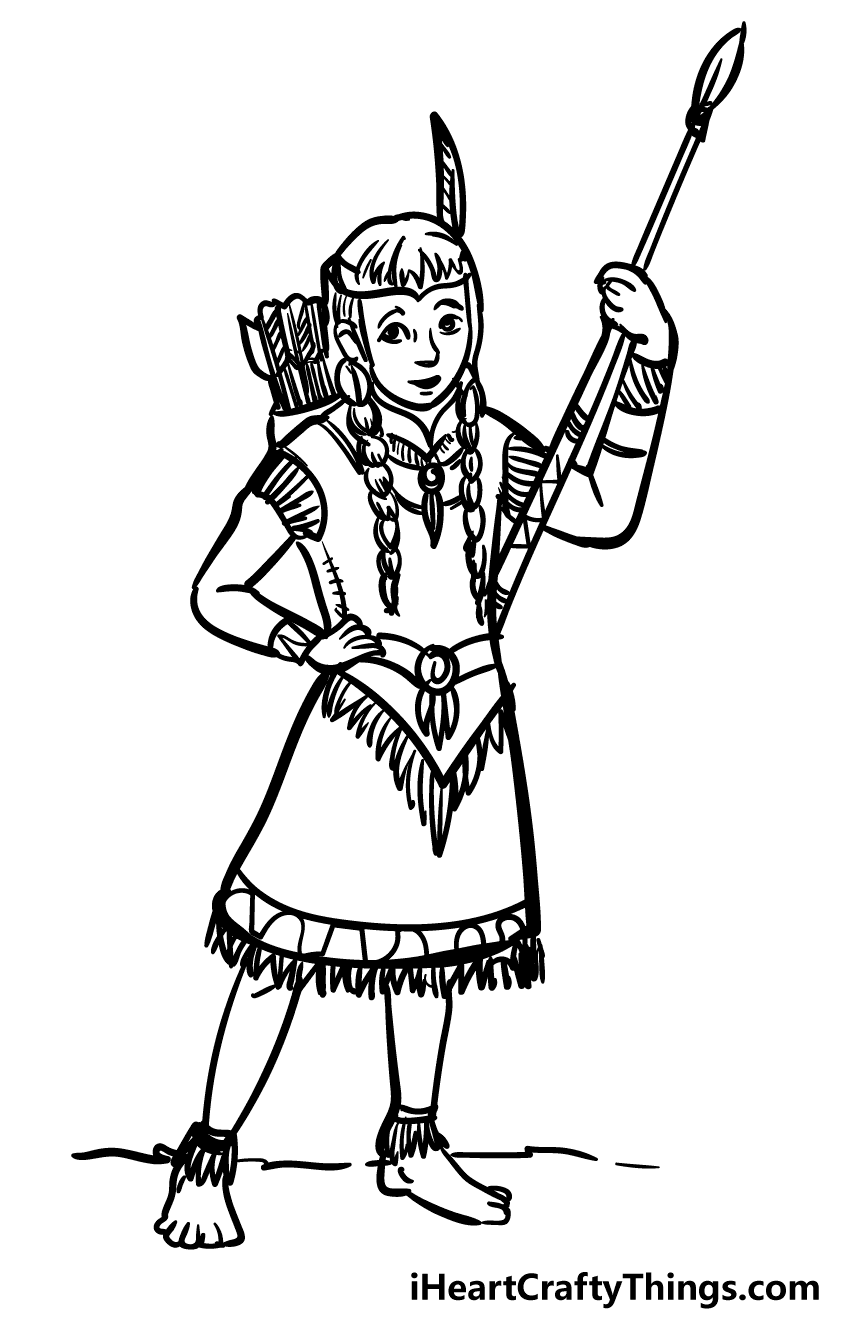 Native american coloring pages printable for free download