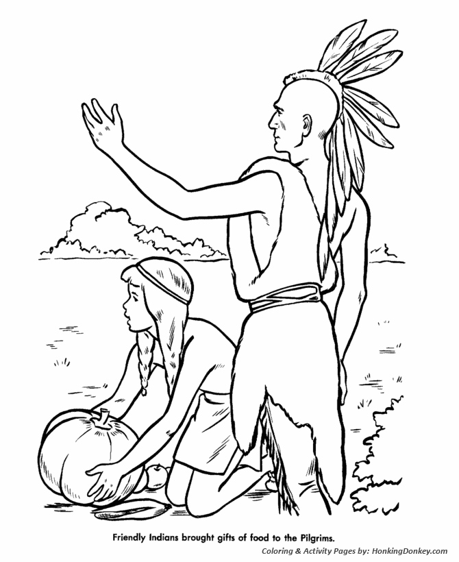 Thanksgiving coloring pages