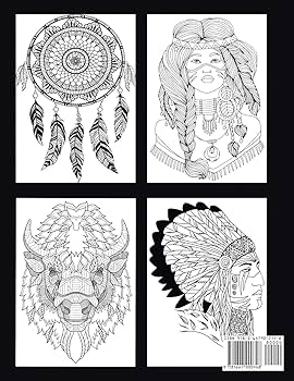Native american adult coloring book dylanna press books