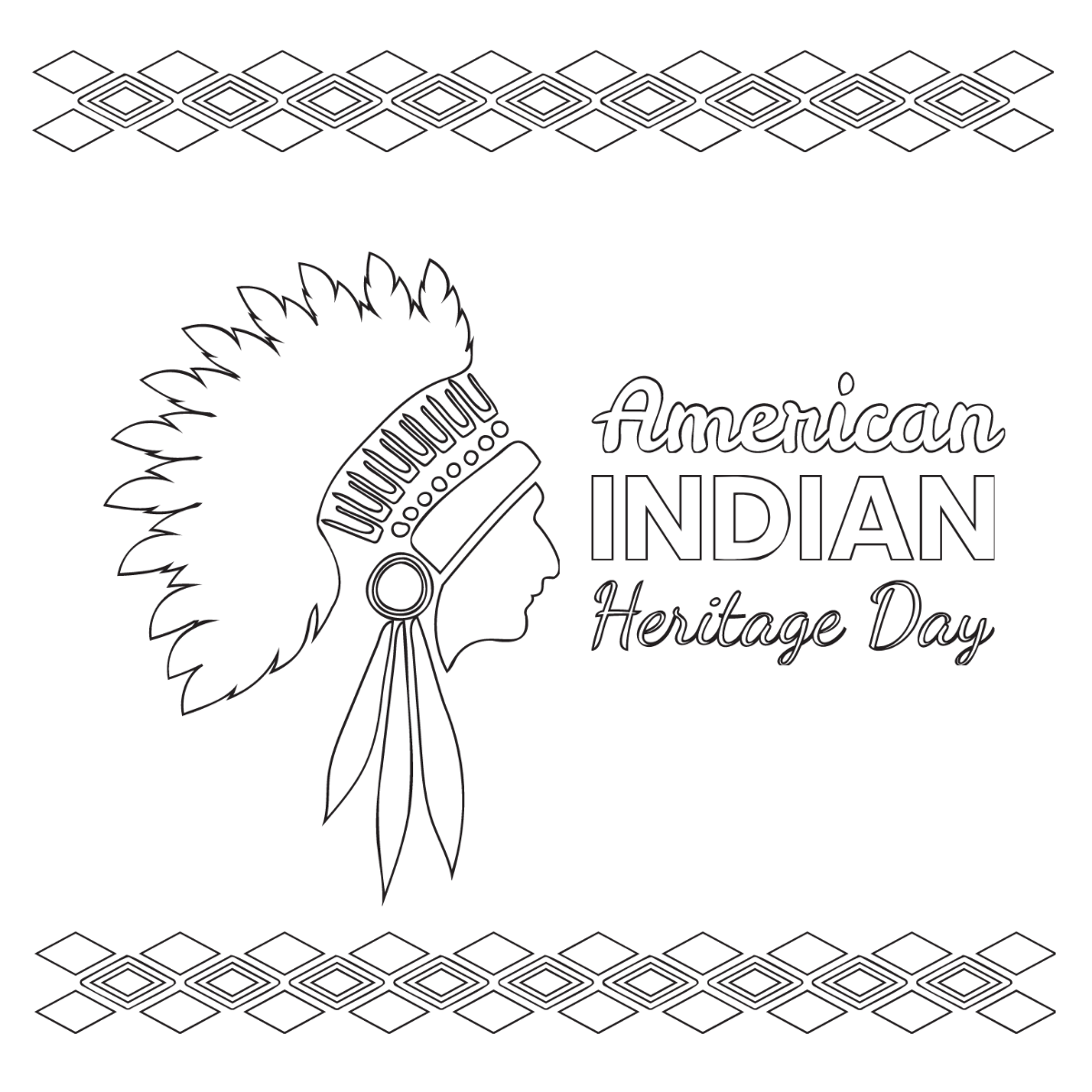 Free american indian heritage day vector s examples