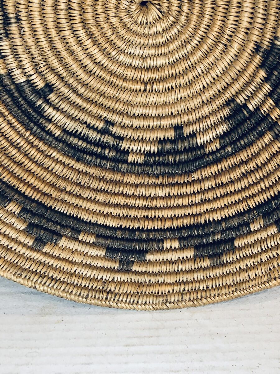 Antique navajo native american indian wedding basket â in diametter
