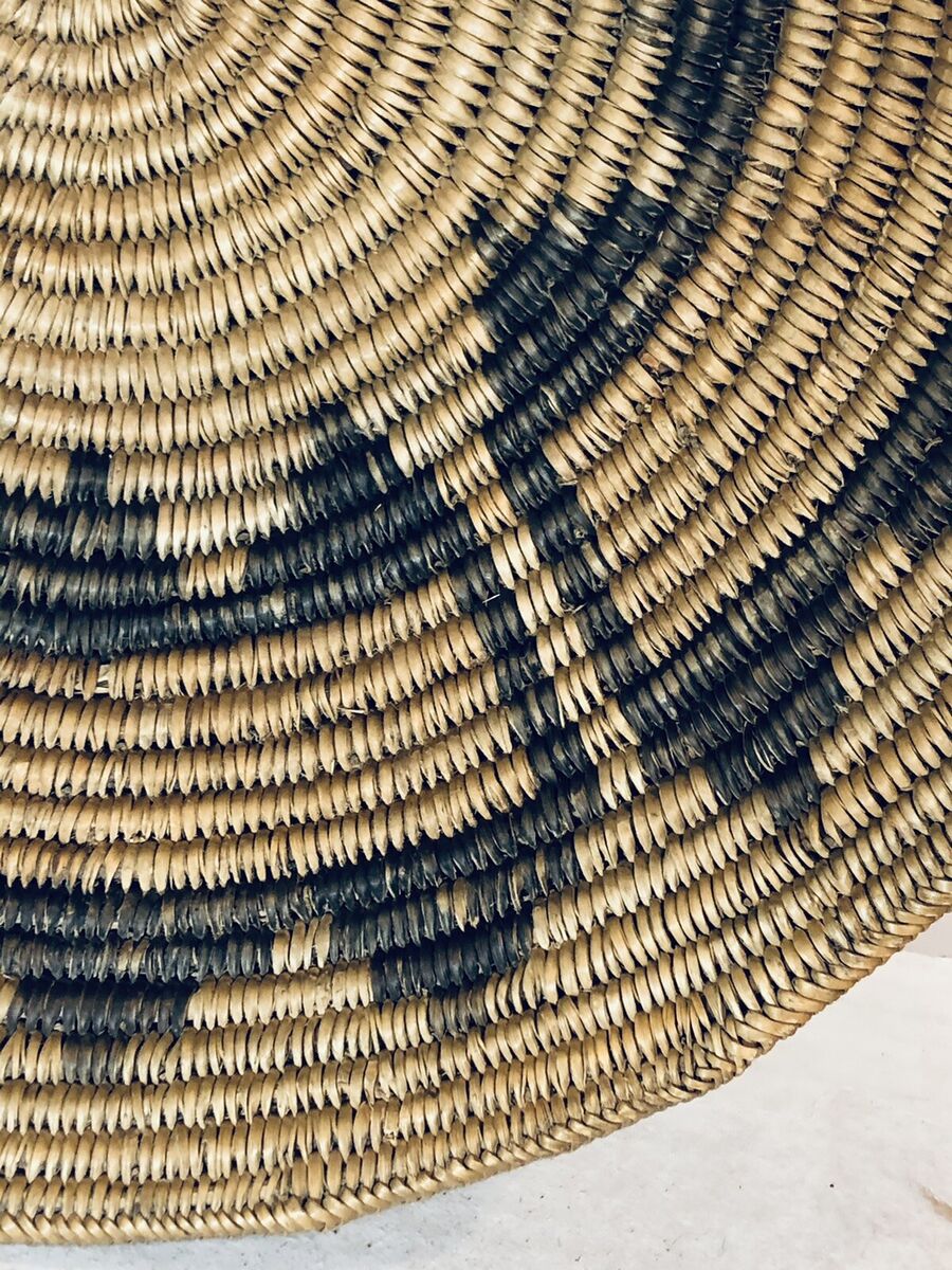 Antique navajo native american indian wedding basket â in diametter