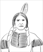 Native americans coloring pages free coloring pages