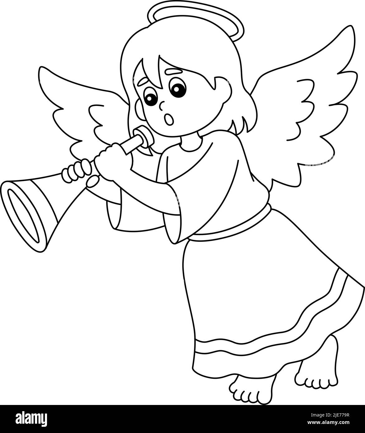 Jesus and angel cut out stock images pictures