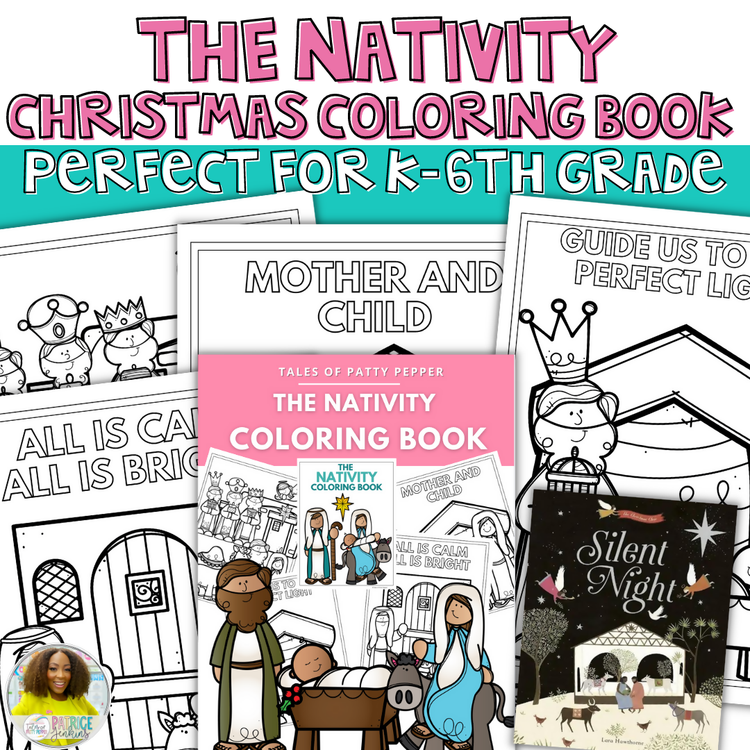 Christmas the nativity coloring book printable resource tales of â schoolgirl style
