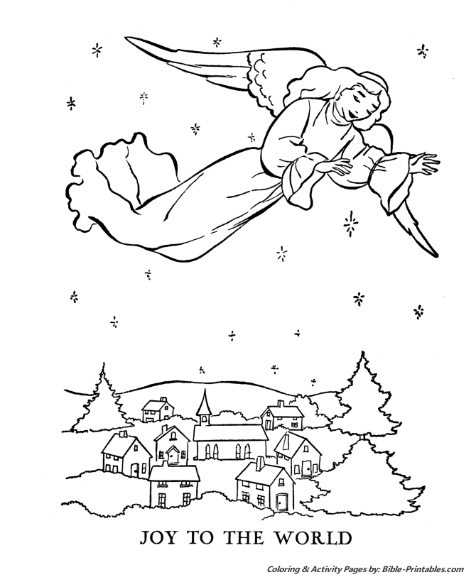 The christmas story coloring pages