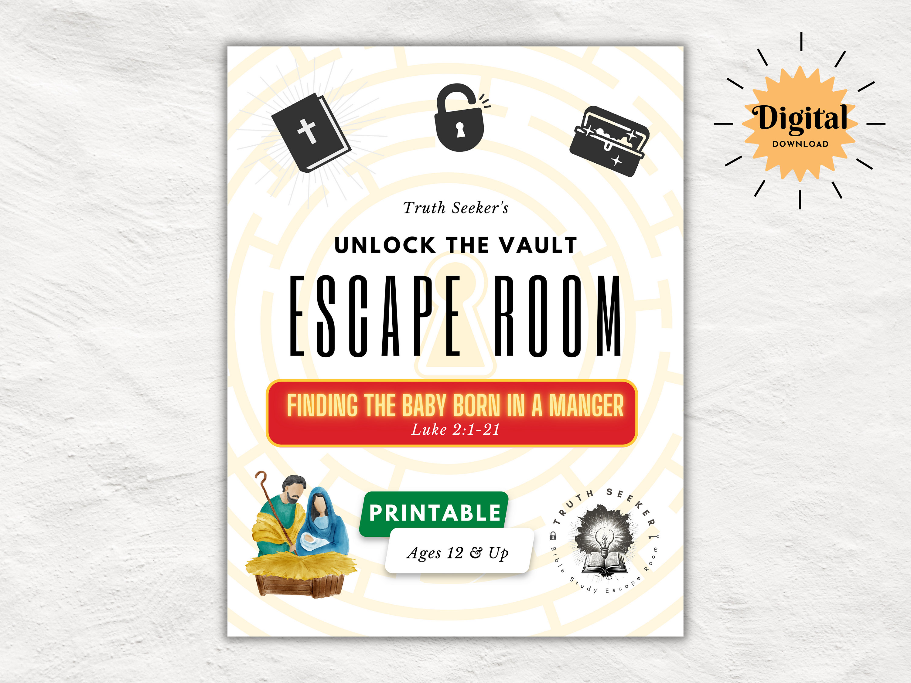 Nativity escape room