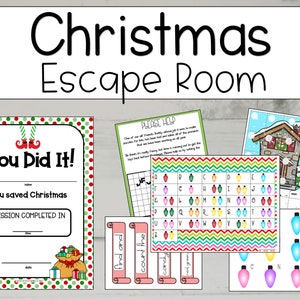 Nativity escape room