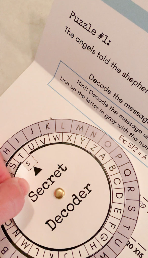 Nativity escape room for kids