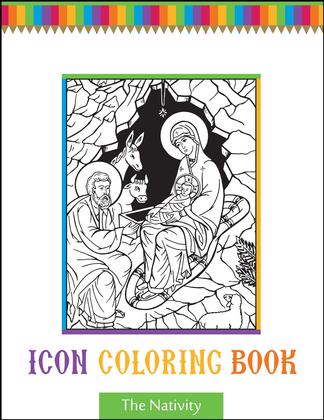 The nativity icon coloring book â annunciation press