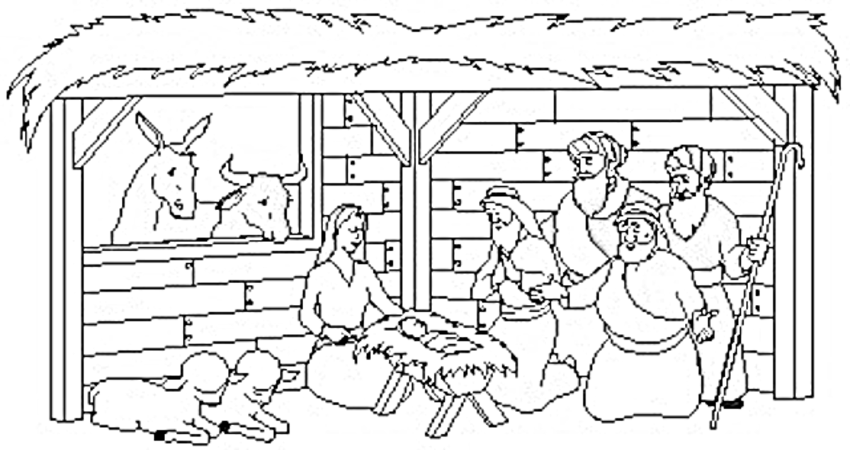 Online christmas nativity printables