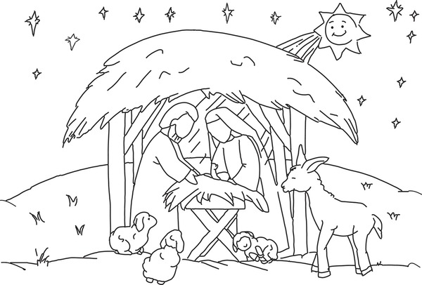 Thousand christmas sheep sketch royalty