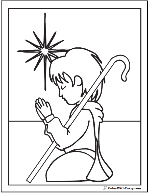 Kids christmas coloring pictures â nativities merry christmas