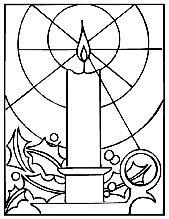 Christmas candle