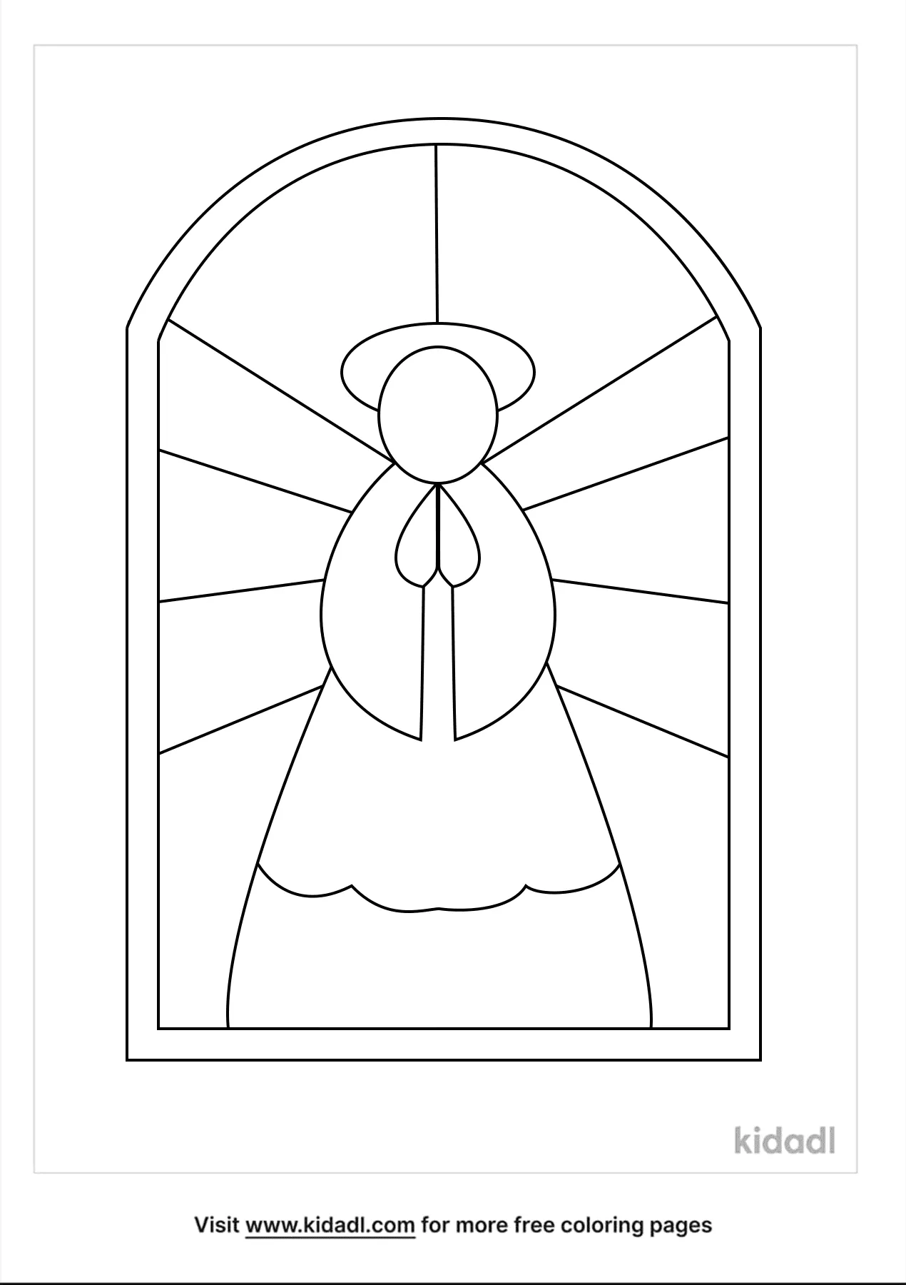Free stained glass nativity coloring page coloring page printables