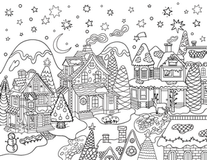 Nature adult coloring pages