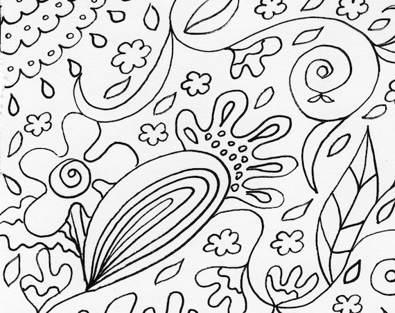 Coloring pages printable coloring page nature coloring page coloring pages for adults kids coloring print and color instant download
