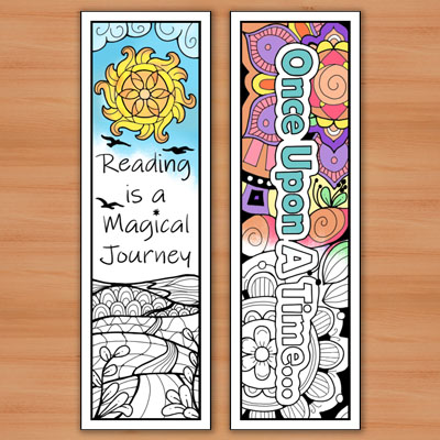 Flowers and nature coloring pages