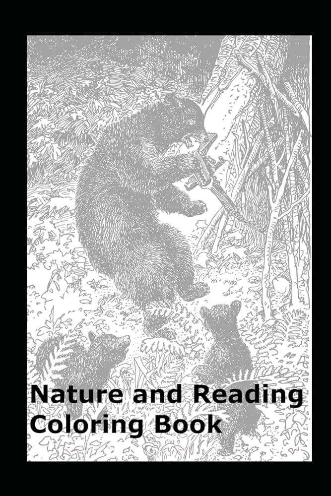 Nature and reading coloring book perry brandon libros