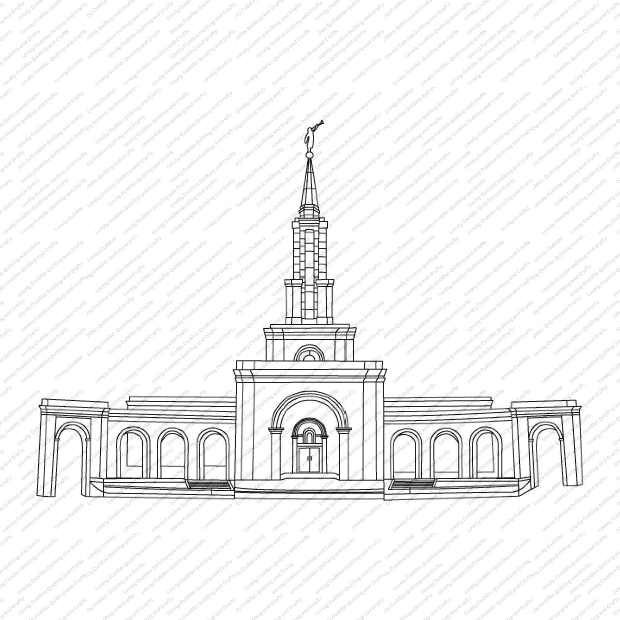 Lds temple clip art