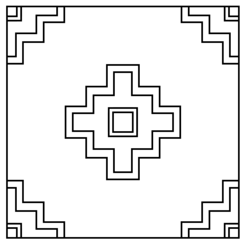 Th century pattern design coloring page free printable coloring pages