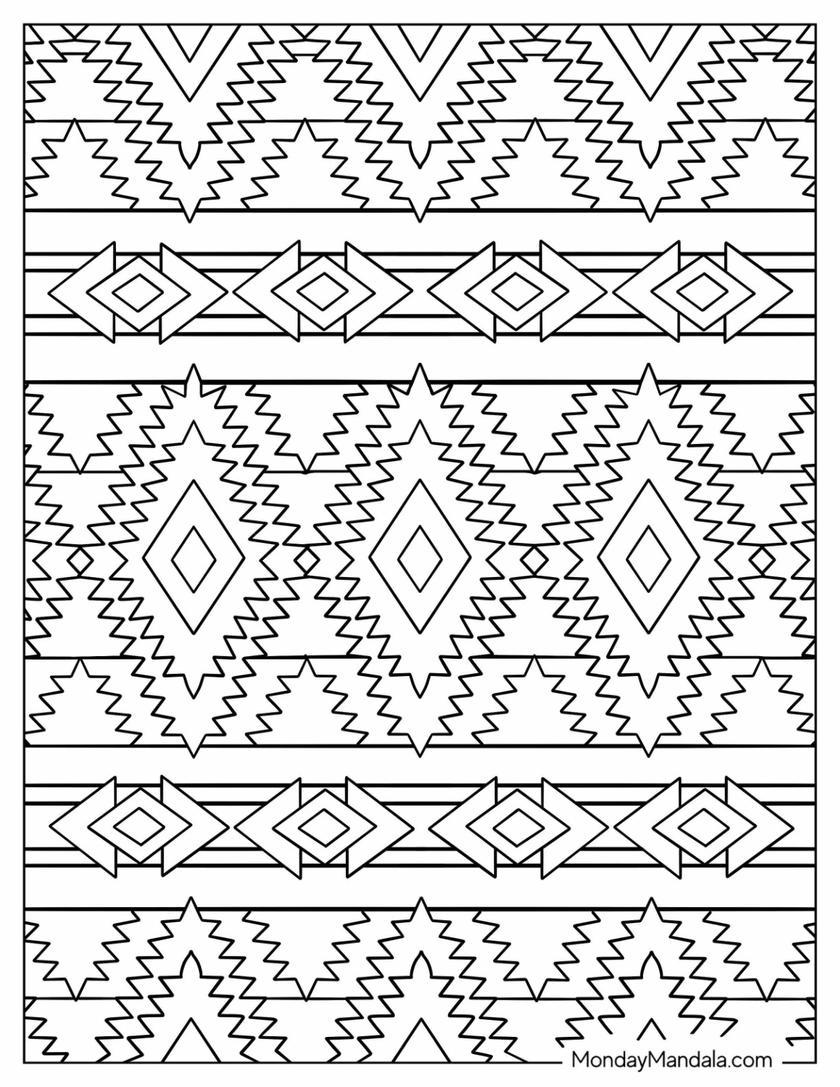 Native american coloring pages free pdf printables