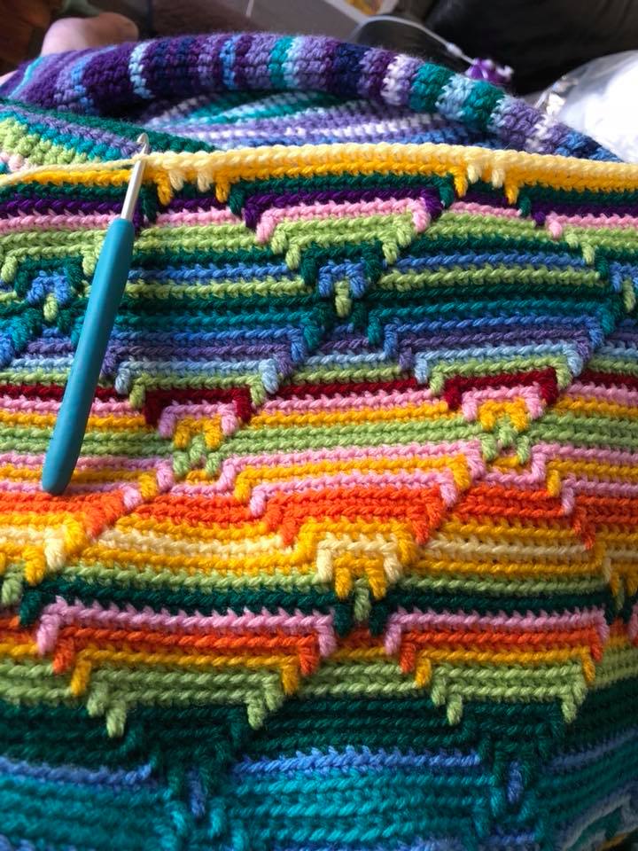 Navajo blanket bewitching stitch