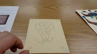 Navajo inspired sand painting part the design